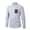 Grey, variant on Male Autumn and Winter Casual Stand Long Sleeve Vacation Outdoor Knitted Wool Sweater Top