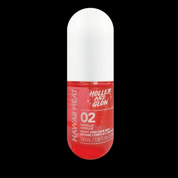 Holler & Glow Hawaii Heat – Brume pour le corps et les cheveux à la vanille
