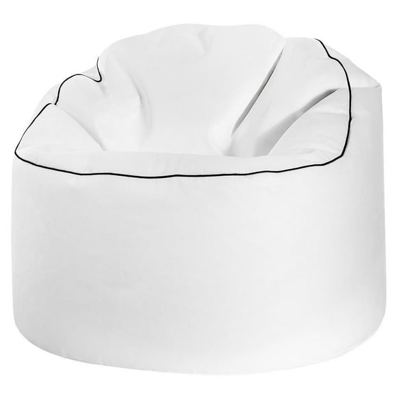 Sitting Point Tube Cozy XL White Beanbag Chair