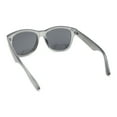 thumbnail image 4 of Kush Dark Mens Round Horn Rim Sport Plastic Retro Sunglasses Matte Slate - Black, 4 of 4