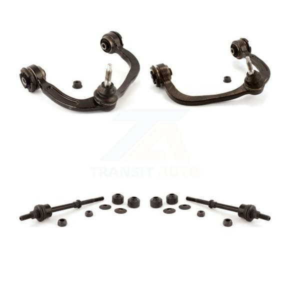 TOR Front Suspension Control Arm and Ball Joint Assembly Stabilizer Bar Link Kit for Car Ford F-150 Lincoln Mark LT 4WD - Left Right Side (Driver Passenger) KTR-100040
