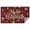 Merry Christmas Red, variant on Valentines Day Love Be Mine Tablecloth,Wipeable Polyester Table Cover for Rectangle Tables,Foldable Tableclothes Decoration Tablecloths for Dining Room Camping Indoor Outdoor