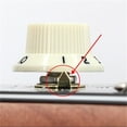 thumbnail image 2 of Luckyn 10 Pcs Guitar Knobs Pointer Plate Indicator Washers for Gibson LP Electric Guitar, Guitar Knobs Pointer Plates Gold, 2 of 6