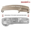 DashSkin Molded Dash Cover for 95-96 Chevy/GMC Pickup Truck, Tahoe, Suburban, and Yukon In Tan - 9596GM (Vehicle Specific)
