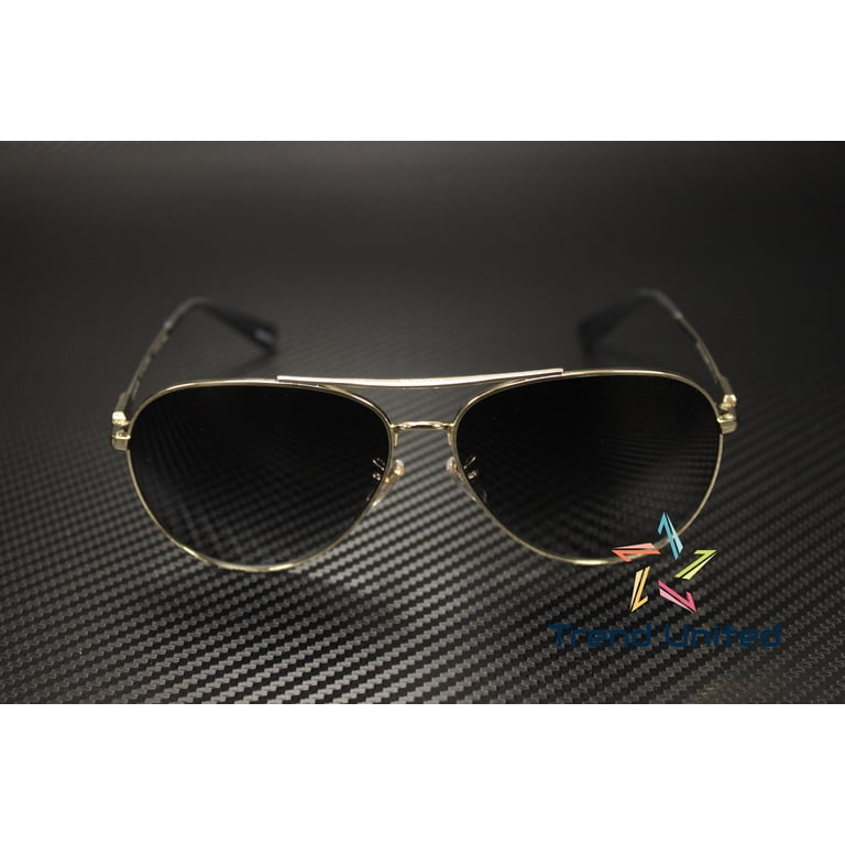 Sunglasses Coach HC 7140 9005T3 Cd474 Shiny Light Gold Grey  display picture 1