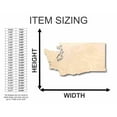 thumbnail image 2 of Unfinished Wood Washington Shape - State - Craft - up to 46" DIY 10" / 3/4", 2 of 3