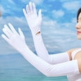 thumbnail image 2 of Guantes Largos de Protección Solar UV para Mujer, Brazo con Pantalla Táctil, Guantes para Conducir Al Sol, UPF 50+ para Deportes Al Aire Libre, Ciclismo,, 2 of 8