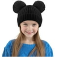 thumbnail image 5 of Ugoldhm Baby Winter Beanie Hat - Warm Fleece Lined Cap with Plush Ball for Newborns to 1 Years, 5 of 6