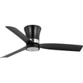 thumbnail image 3 of Brant Collection 52-in. Three-Blade Matte Black Modern Ceiling Fan, 3 of 10
