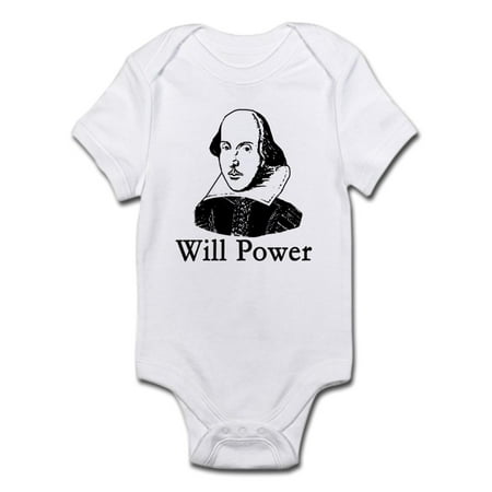 

CafePress - William Shakespeare WILL POWER Infant Bodysuit - Baby Light Bodysuit