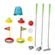 thumbnail image 1 of Juego de palos de golf para niños, juguetes educativos de golf retráctiles y livianos con tees Plata, 1 of 9