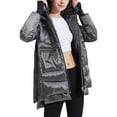 thumbnail image 3 of Orolay Women's Metallic Color Down Jacket Puffer Down Coat With Hood Gray M, 3 of 5