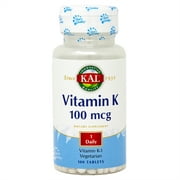 Kal - Vitamin K 100 mcg. - 100 Tablets
