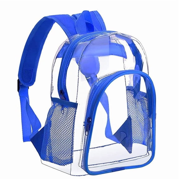 Clear Backpack for Stadium Events, 12x12 Inches Small Clear Backpack for Concert Festival Sports Outdoor