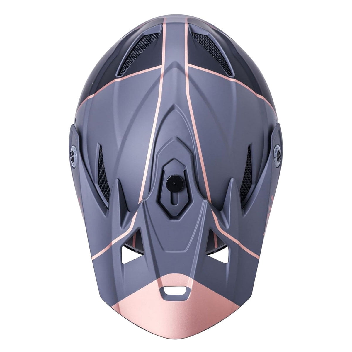 Kali Protectives Zoka Stripe Full-Face Helmet - Matte Black/Bronze Small