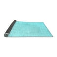 thumbnail image 2 of Ahgly Company Indoor Rectangle Solid Light Blue Modern Area Rugs, 5' x 7', 2 of 4