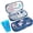 Blue, variant on SUNMON Insulin Cooler Travel Case with 2 TSA Approved Ice Packs - Insulin Pen Cooler Case, Suitable for Diabetic Insulin Bag, Medication for Peptide Case(Quicksand Blue)