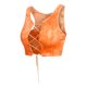 thumbnail image 5 of ICHUANYI Clearance Women Sleeveless Fashion Tie-Dyed Vest Hollow Out Strappy Sexy Tank(Orange, M) ICHUANYI WER2023081502376, 5 of 8