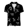 thumbnail image 4 of Womens Golf Polo Shirts Half Zipper Collared Short Sleeve T Shirt Lightweight Moisture Wicking Polo Casual Outfits Going Out Tops 2026 Summer Beach Vacation Outfits, 4 of 5