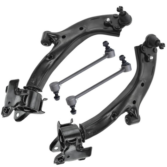 Detroit Axle - Front Lower Control Arms w/Ball Joints Sway Bar Links Replacement for 2007-2011 Honda CR-V - 4pc Set