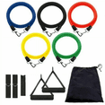 thumbnail image 4 of Gradient-Colored 11-Piece Resistance Band & Rope Kit with TPE Rubber Construction – Lightweight, Portable Full-Body Strength Training Set for Men & Women, Includes 5 Resistance Bands, 5 Standard, 4 of 6
