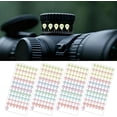 thumbnail image 5 of 10 Sheets Rifle Scope Turret Stickers, Rifle Scope Turret Tags for Mid-Range to Ultra-Long Range Target Shooting Hunting, Fit Most Scope Caps, 5 of 5