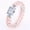 Pink-PK, variant on TIMIFIS Watches for Women Square Quartz Watch Imitation Pearl Bracelet Rectangular Ladies Casual Watch - Summer