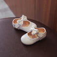 thumbnail image 4 of DPTALR Chaussures de Princesse Simples pour Bébés Filles avec Nœud Papillon, 4 of 8