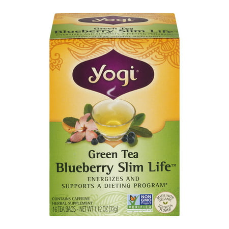 Yogi Thé vert Blueberry Life slm thé - 16 CT