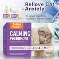 thumbnail image 6 of 2-in-1 Cat Calming Diffuser Kit with 48ml Pheromone Refill - 60-Day Continuous Stress & Anxiety Relief for Cats - Stop Furniture Scratching, Urine Spraying, and Conflict - Safe Drug-Free Natural Solu, 6 of 9