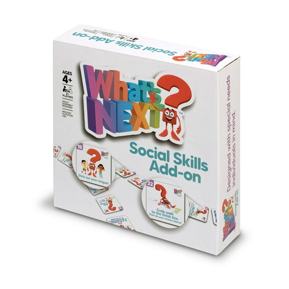 What's Next? Social Skills Add-on., Therapy Game, Expansion Set for What's Next? A Life-Size Game