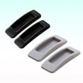 thumbnail image 4 of KAKOWELY ABS Door Handle 4PCS Rectangular Adhesive Auxiliary Door Window Handle Multi-purpose Refrigerator Cabinet Handle Drawer Handle Sliding Door Handle (2 Grey + 2 Black), 4 of 4