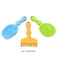 thumbnail image 3 of Kids Beach Sand Toys Set 8 Pieces with 3 Spatulas Colorful Plastic Beach Sandbox Garden Tools Summer Outdoor Play Set for Toddlers Children Castle Building Digging Portable Carrying Bucket, 3 of 6