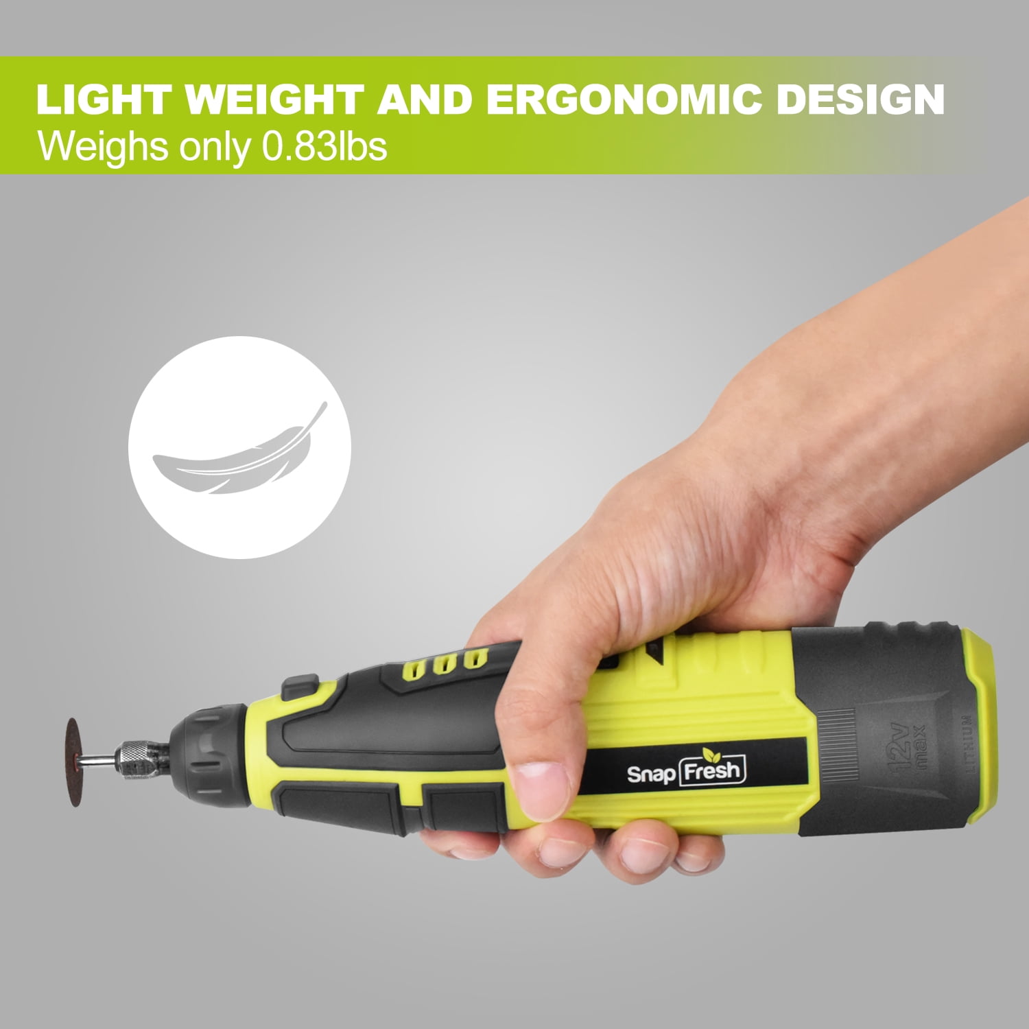 12V Cordless Rotary Tool Kit, 7 speeds, 77 Accessories, 2 attachments, Flex Shaft, Universal keyless chuck,1 hour Quick Charging, for Cutting, Sanding, Polishing, Drilling, Grinding,Carving