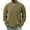 Army Green, variant on WIZUTIZ Men's Casual Jacket Fall Winter Zip Up Crewneck Long Sleeve Outdoor Sports Coat Corduroy Relaxed Fit for Daily Commute Gathering Mens Fashion