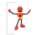 thumbnail image 3 of Creative Wire Robot Twisted and Deformed Changeable Villain Doll Fun Anti-Stress Tricky Children's Fidget Toy Gift, 1 Pack Red, 3 of 5