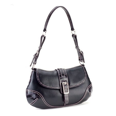 George - Solid Croc Hobo Bag