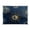 Mysterious Celestial Pattern, variant on Acrylic Tray Clear Serving Tray Rectangle Decorative Tray with Cut Handle Intricate Blue Shape