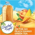 thumbnail image 3 of Crystal Light Peach Mango Green Tea On-The-Go Powdered Drink Mix, 10 ct - .08 oz Packets (Pack - 4), 3 of 7