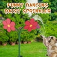 thumbnail image 5 of Dancing Daisy Sprinkler, Crazy Daisy Sprinkler, Garden Crazy Daisy Sprinkler Stake, Lawn Watering Sprinkler Sprayer, Garden Irrigation Tool for Yard Watering, 5 of 8