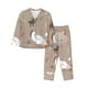 thumbnail image 1 of Balery Chicken Conjunto de Pijama con Estampado para Mujer, Conjunto de Dos Piezas con Manga Larga, Ropa de Dormir Suave con Bolsillos, Pijamas Cómodos-Large, 1 of 7