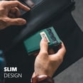 thumbnail image 4 of Cartera VULKIT minimalista con ventana de identificación y bloqueo RFID, verde, 4 of 6