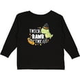 thumbnail image 3 of Inktastic Halloween Trick Rawr Treat with Dinosaur Boys or Girls Long Sleeve Toddler T-Shirt, 3 of 5