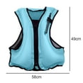 thumbnail image 2 of Chalecos de snorkel, chaquetas inflables ligeras para buceo, surf, natación, deportes acuáticos al aire libre, 2 of 6