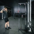 thumbnail image 5 of Titan Fitness 82.5" Short Selectorized Wall Mounted Pulley Tower, Pin-Loaded 200 LB Weight Stack, 5 of 6