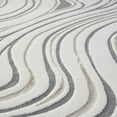 thumbnail image 4 of Luxe Weavers Modern Abstract Swirl Gray 8x10 Area Rug High Low Carpet, 4 of 10