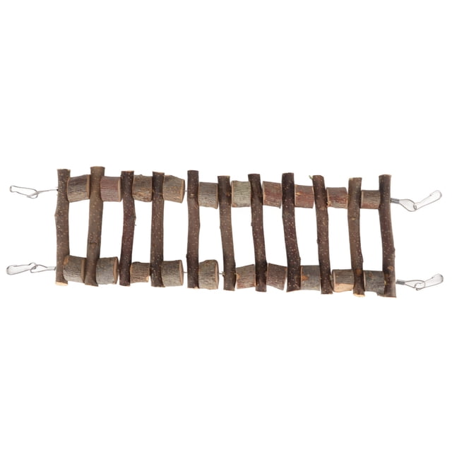 Puente de escalera de madera, escalera de escalada para mascotas, dientes, puente de escalera de madera para pájaros, puente de escalada para mascotas, funcionalidad inteligente