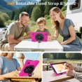 thumbnail image 5 of Case for Samsung Galaxy Tab A11 8.7 inch 2025 SM-X130 X133 X135 Shockporoof Cover with Pencil Holder Rotating Hand Strap & Stand Shoulder Strap, Universal Stylus Pen, 5 of 7