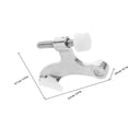 thumbnail image 2 of USHOBE Tope De Puerta De Aluminio Zincado Ajustable Para Evitar Movimiento Y Proteger Paredes, 2 of 8
