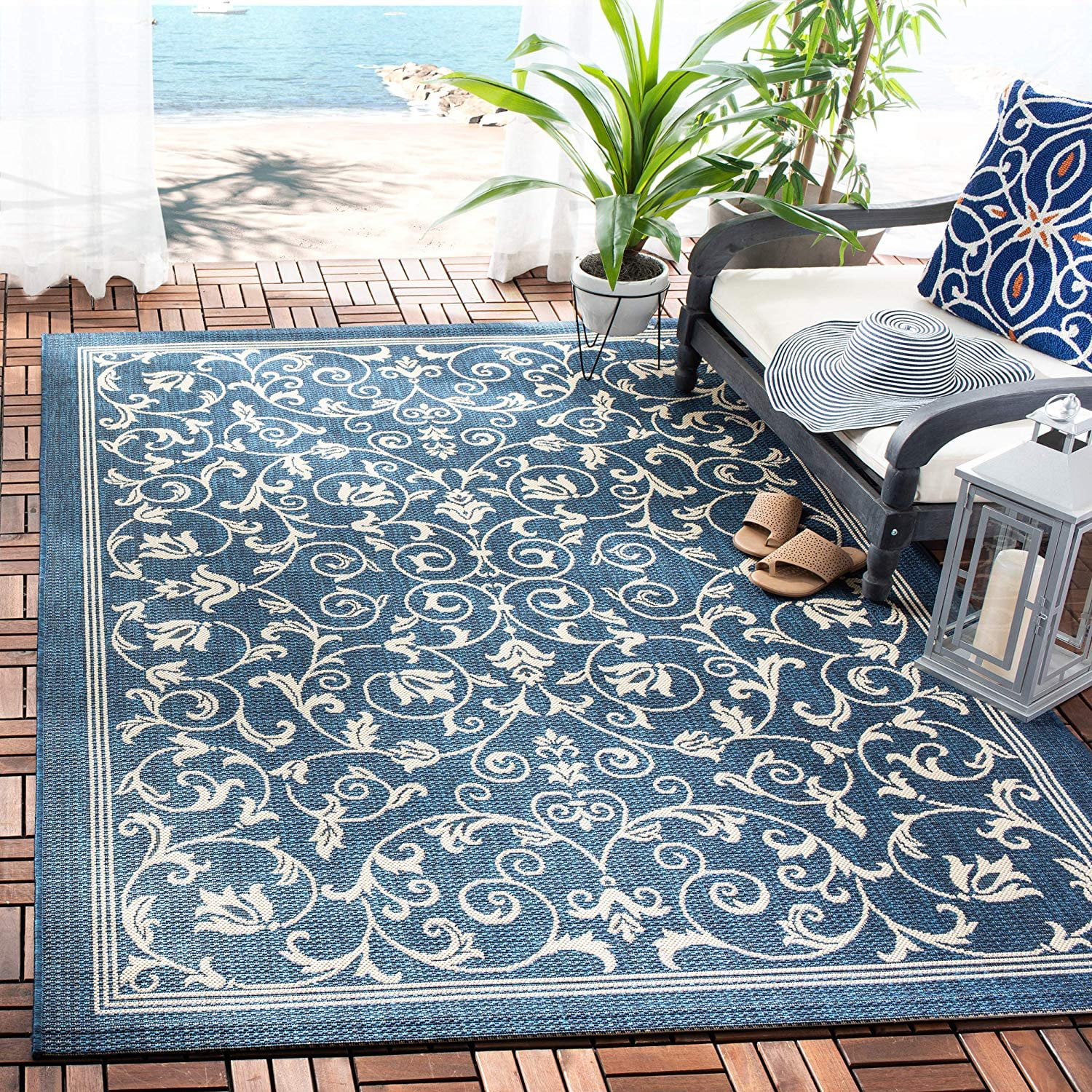 Olive Area Rugs Safavieh Indoor Cy2098-1e01 for sale online Outdoor Natural